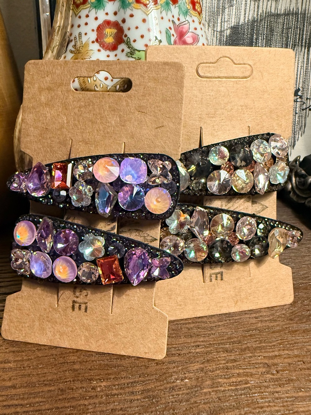 Sparkling Crystal BLING K9  Hair Clips 2